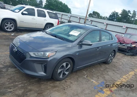 2017 Hyundai Ioniq Hybrid Sel z USA, uszkodzony, nr VIN KMHC75LC0HU047704